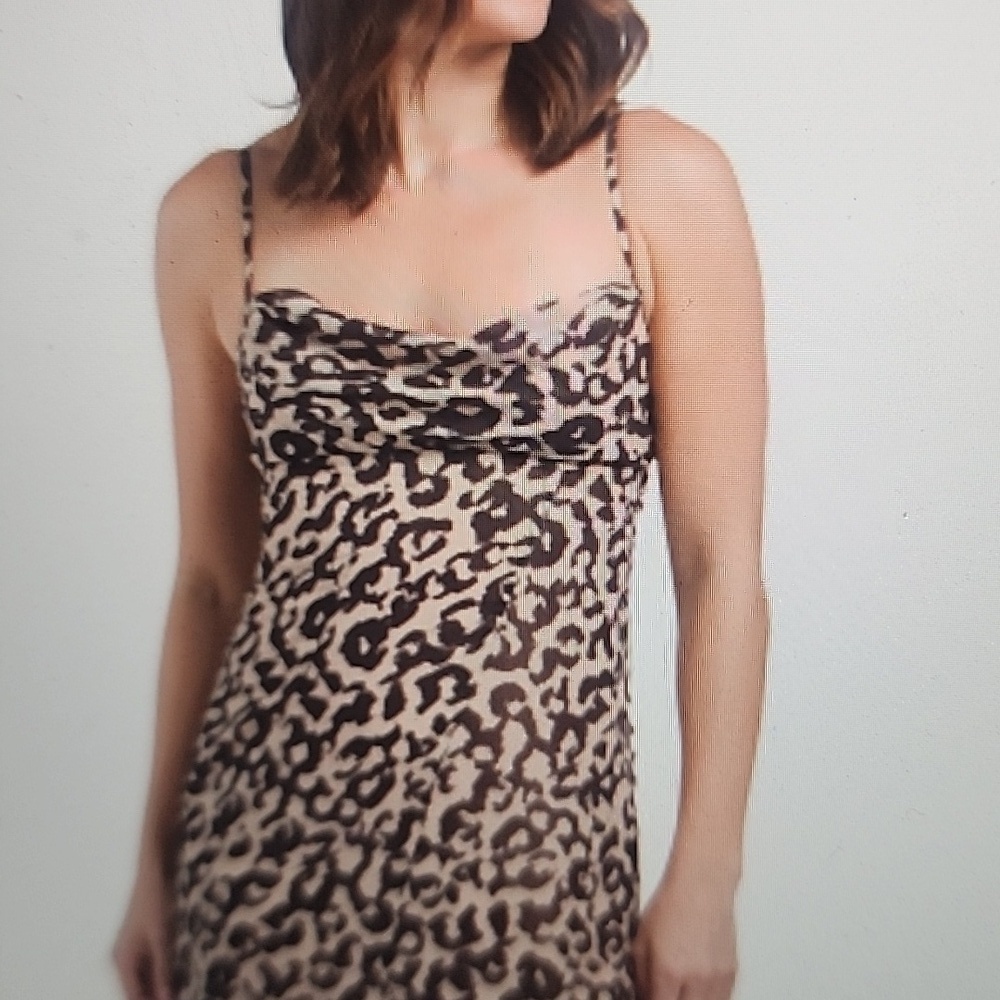 NICHOLAS KAMILA RUFFLE COWL NECK DRESS SIZE 8 - Picture 4 of 8